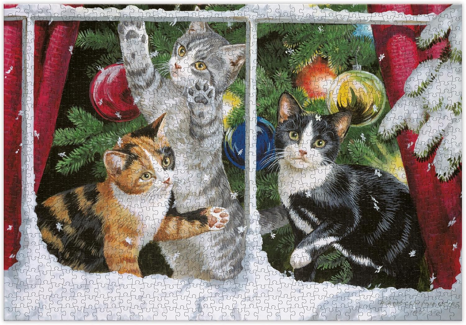 Kitten Christmas (1000pcs)