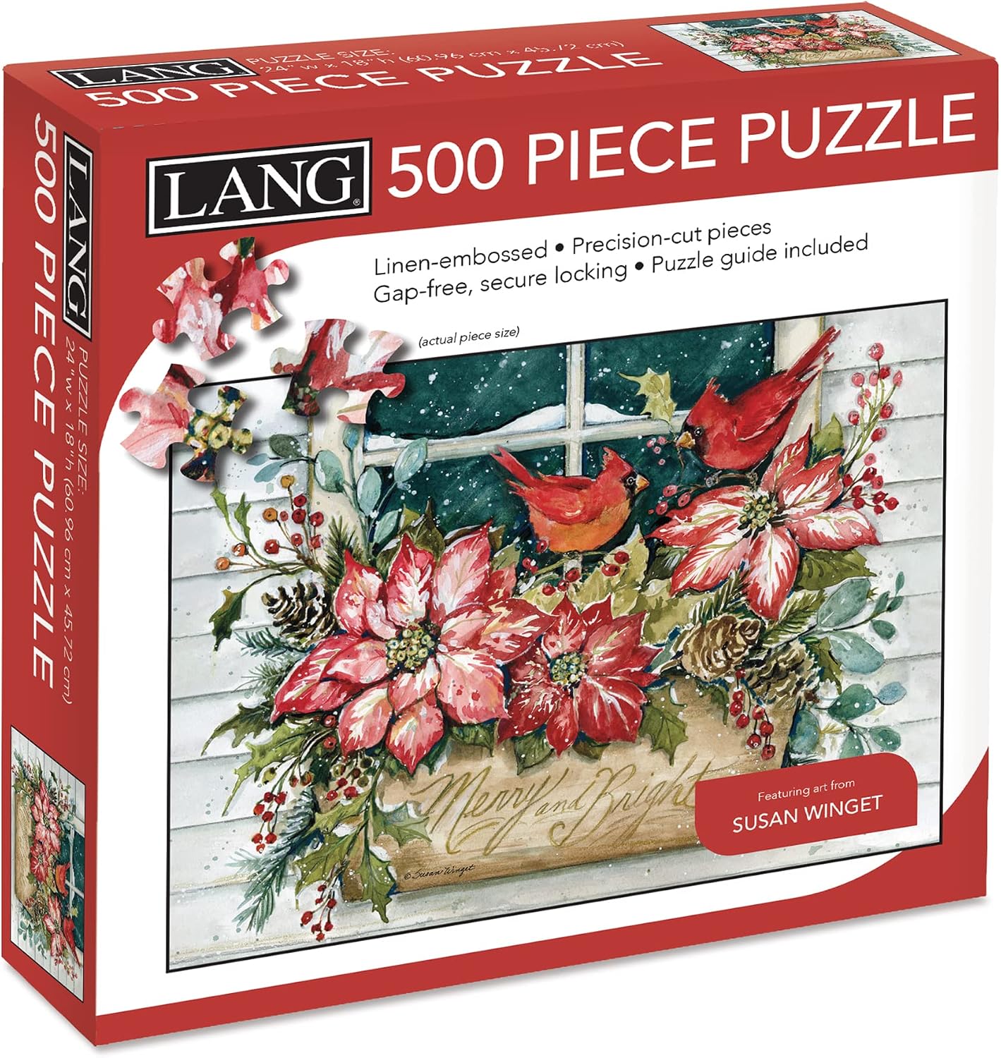 Poinsettia Window (500pcs)