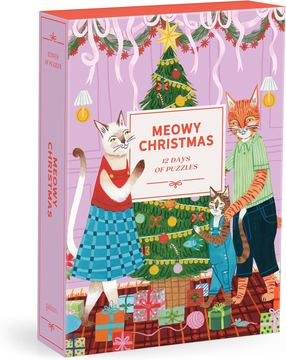 Advent Calendar - Meowy Christmas 12 Days of Puzzles (500pcs)