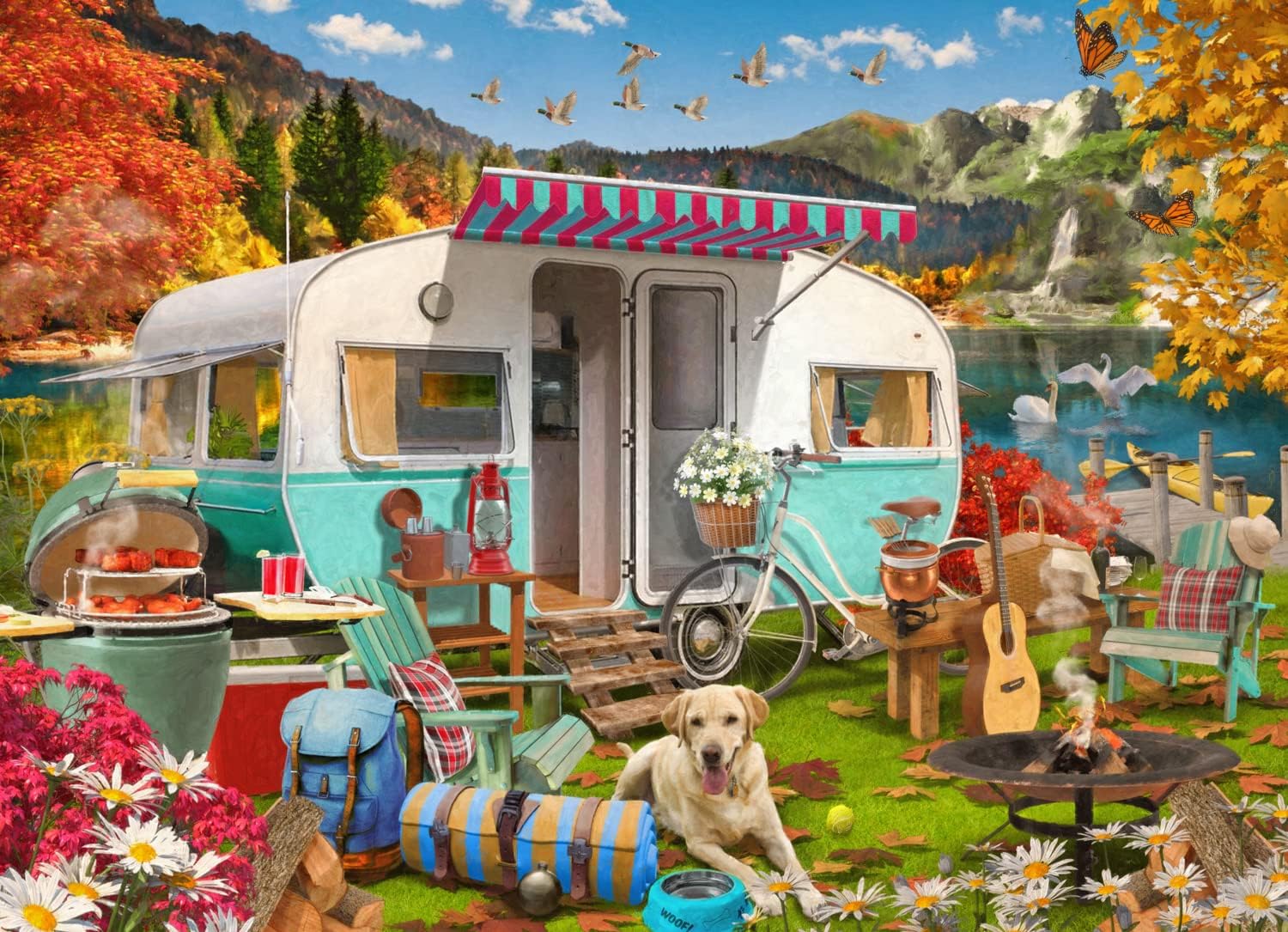 Campeur d'automne (1000pcs)
