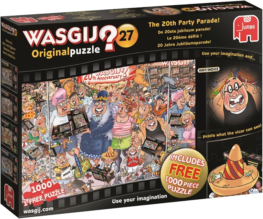 PFG Wasgij Original #27 - The 20th Party Parade (2x1000pcs) (Usage/Used - PUZZLES FOR GOOD)