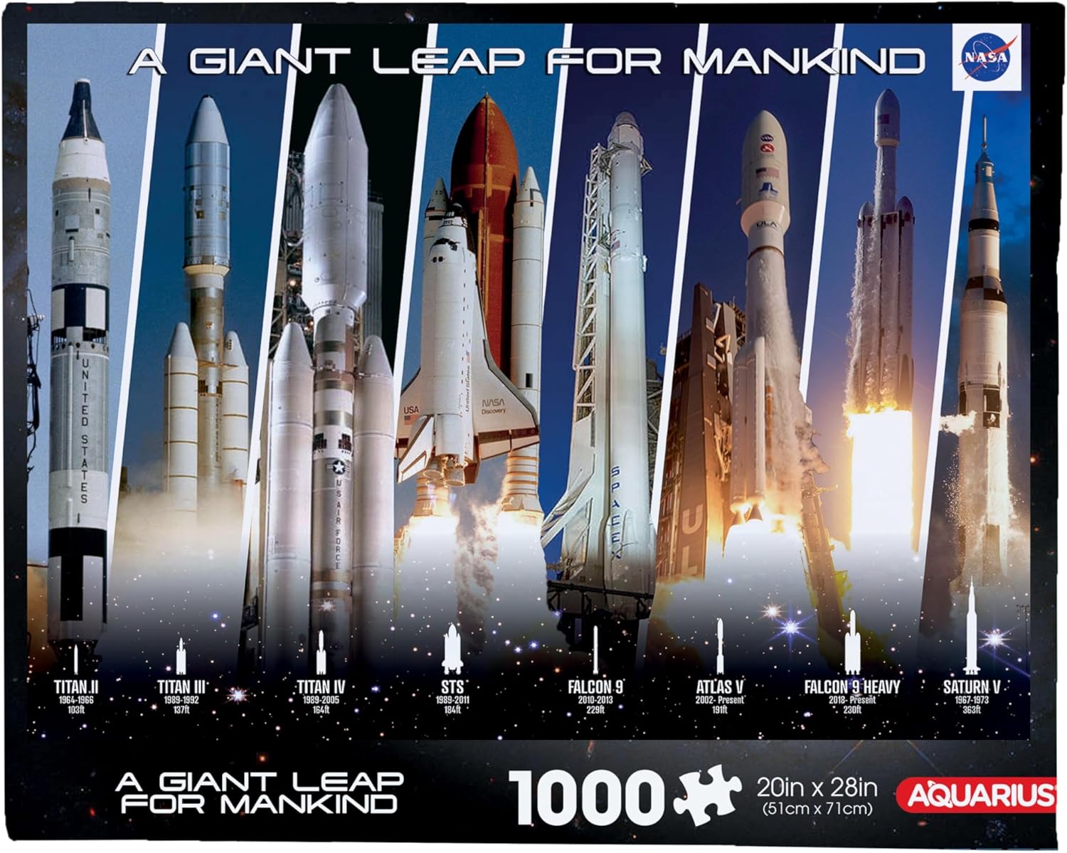 NASA - Rocket Grid (1000pcs)