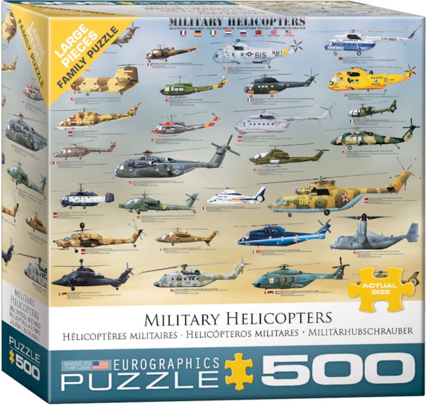 Military Helicopters (500pcs)