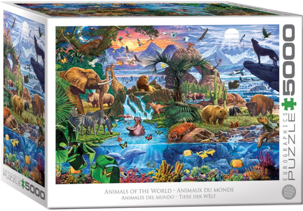 Animaux du monde, Steve Crisp (5000pcs)