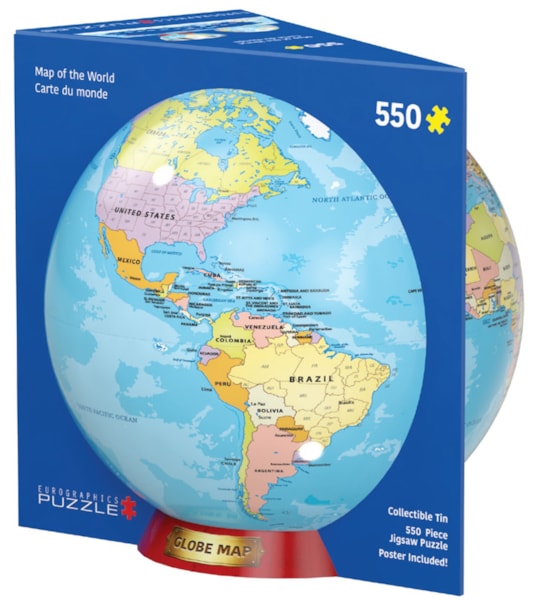 Map of the World Collectable Tin (550pcs)