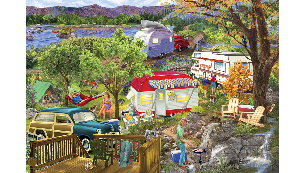 Remorque de camping - boîte à collectionner (550pcs)