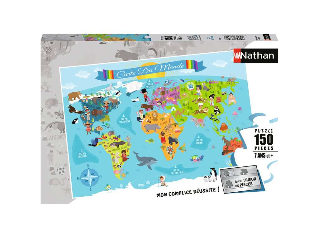 Carte du monde (150pcs)