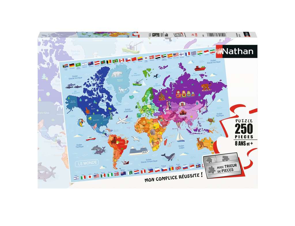 Carte du monde (250pcs)