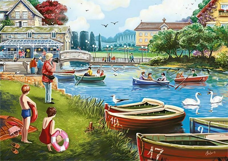 PFG Le lac de navigation, Alla Badsar (1000pcs) (utilisation / utilisée - puzzles pour de bon)