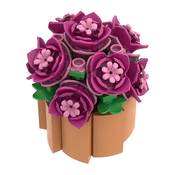 Brixies Flowers - Mini Springtime Bouquet (115pcs)