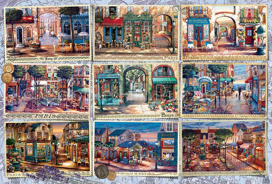 PFG Memories of Paris, John O'Brien (2000pcs) (Usage/Used - PUZZLES FOR GOOD)