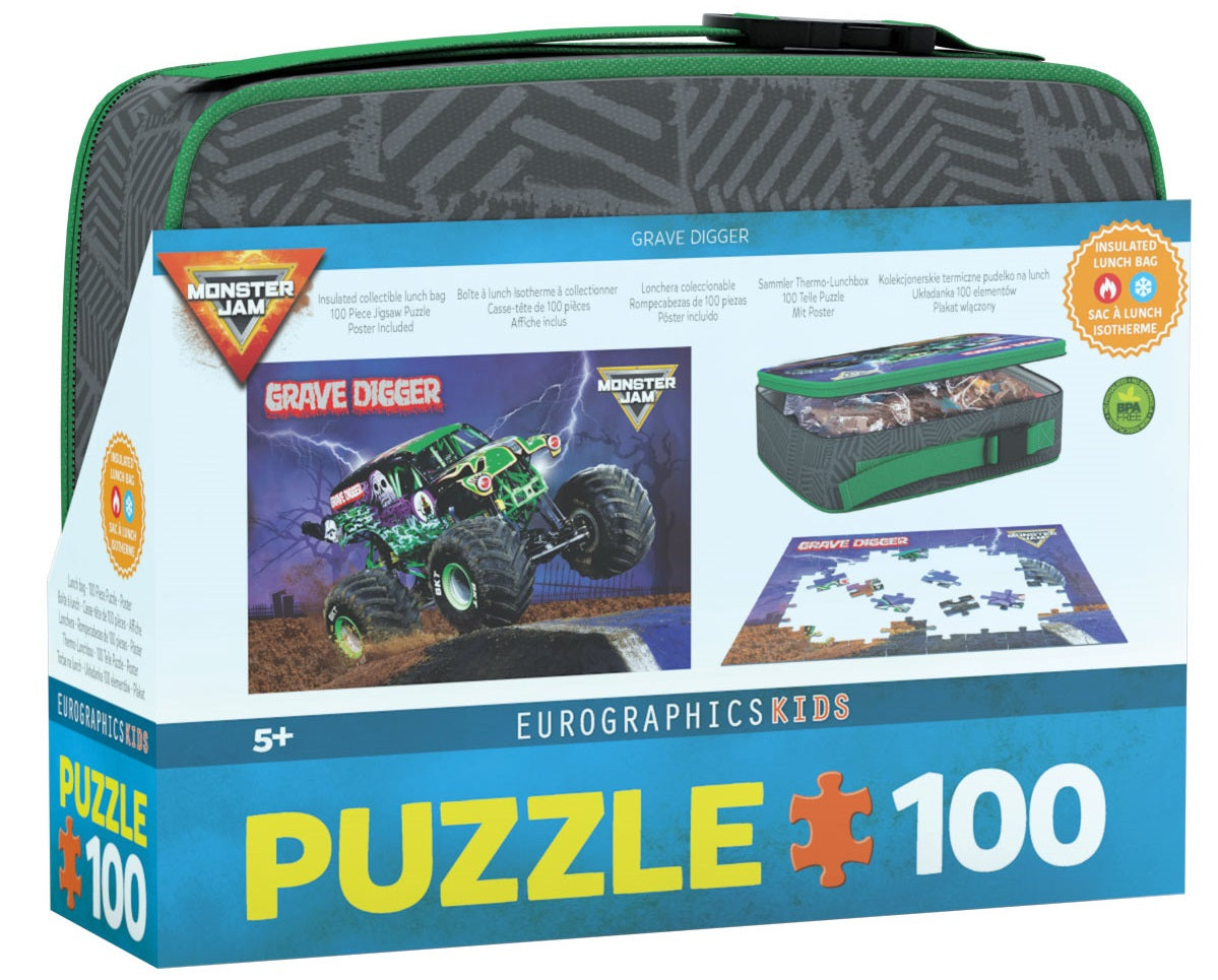 Monster Jam - Sac à lunch Grave Digger (100pcs)