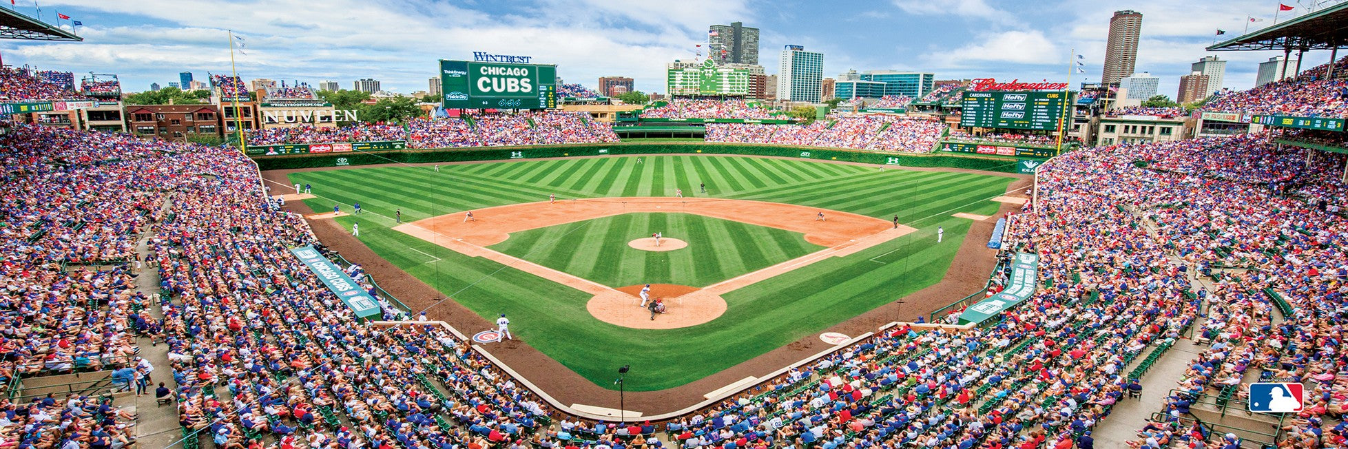 PFG Chicago Cubs: Wrigley Field "The Friendly Confines" (Panoramic) (Usage/Used - PUZZLES FOR GOOD)