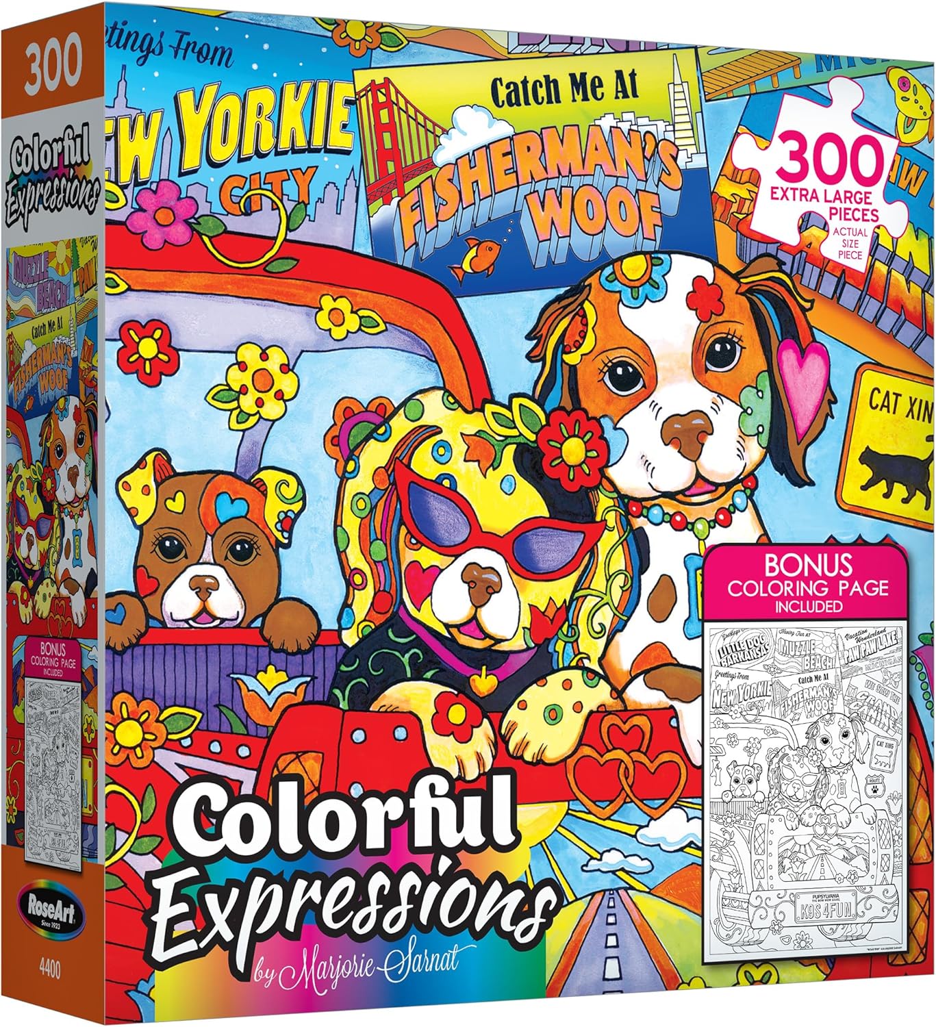 Colorful Expressions - Dog Road Trip (300 XL)