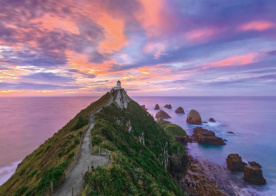 Nugget Point Lighthouse, Nouvelle-Zélande (3000pcs)