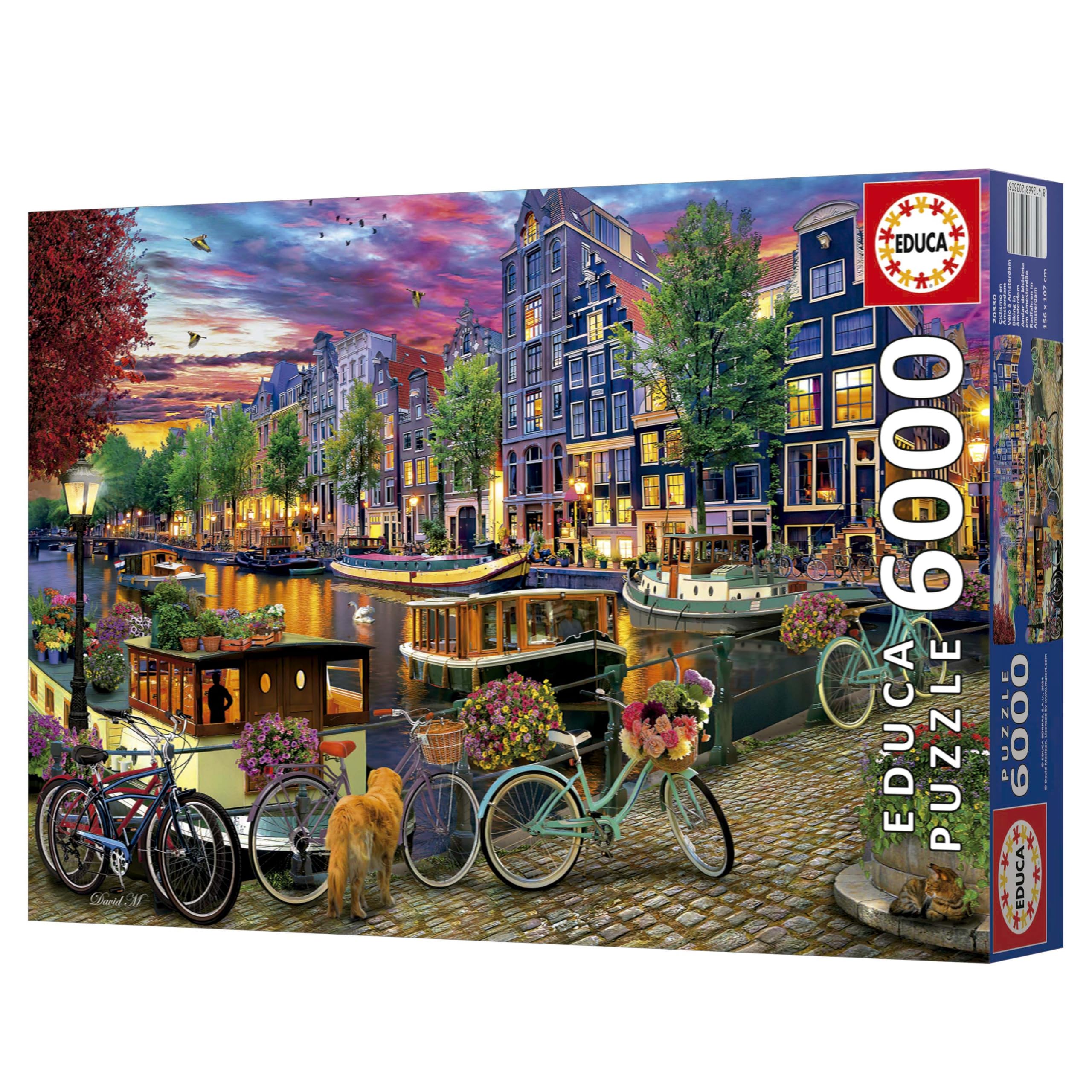 Biking in Amsterdam, David Maclean (6000pcs)