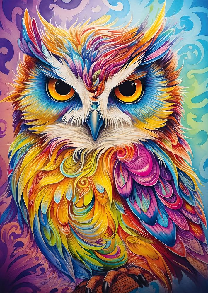 Owl in Parrot Dress (1000pcs)