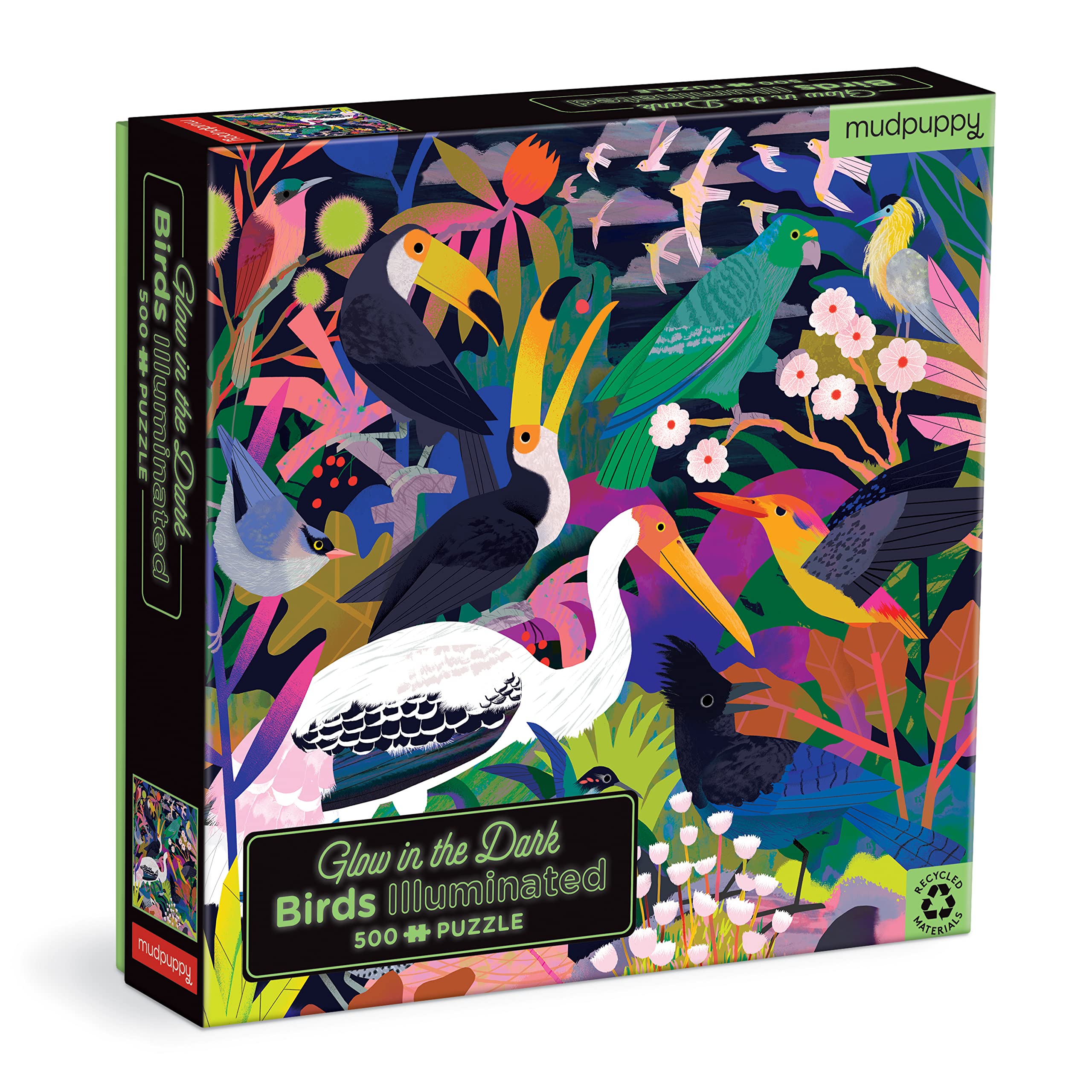 PFG Glow-in-the-Dark Birds Illuminated (Usage/Used - PUZZLES FOR GOOD)