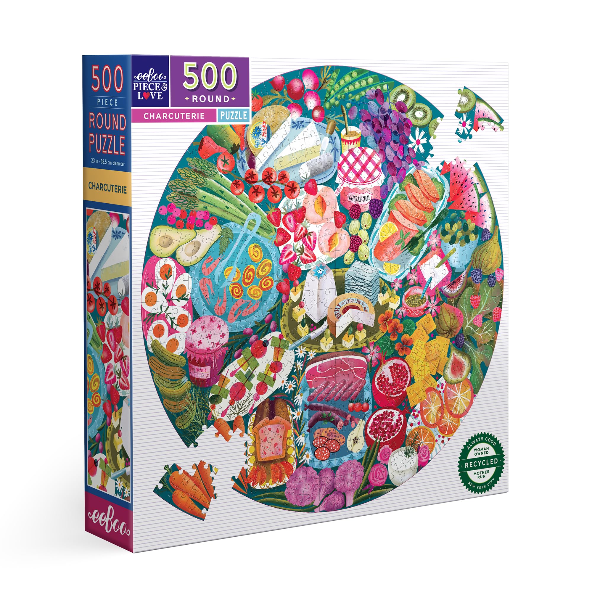 Charcuterie (500 pièces) (ROND)