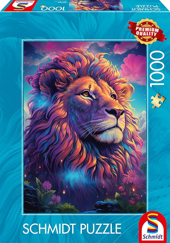 Lion in the Wind of Colors (1000pcs)