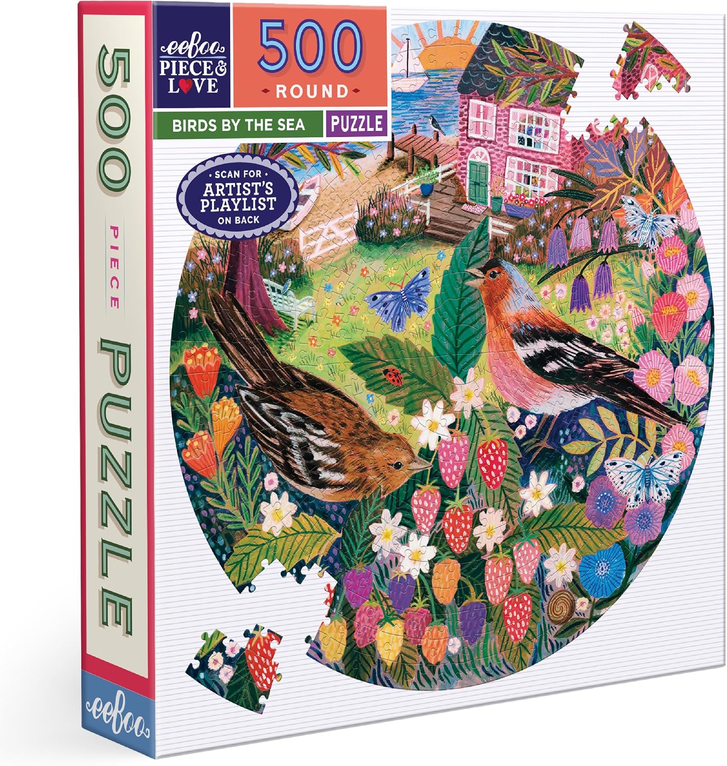 Birds By the Sea (500pcs) (ROUND)