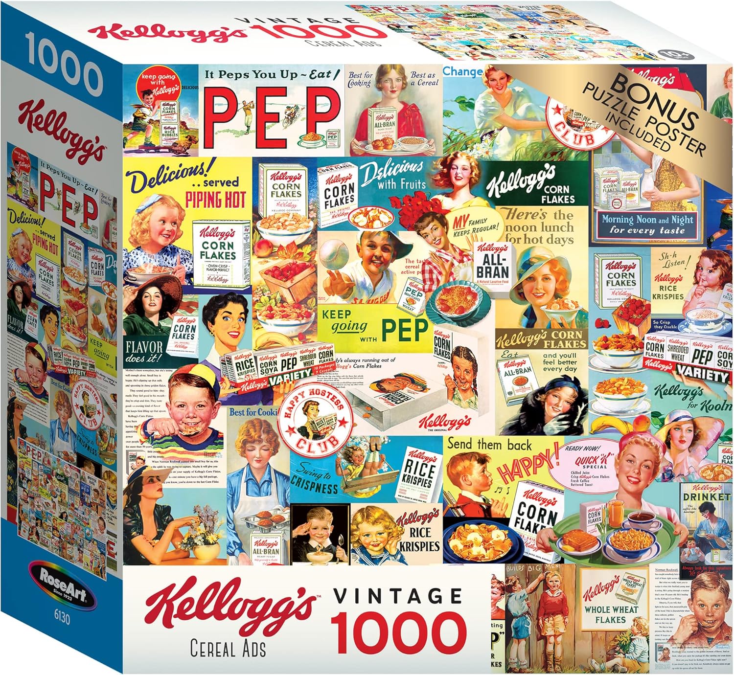 Vintage Kellogg's - Cereal Ads (1000pcs)