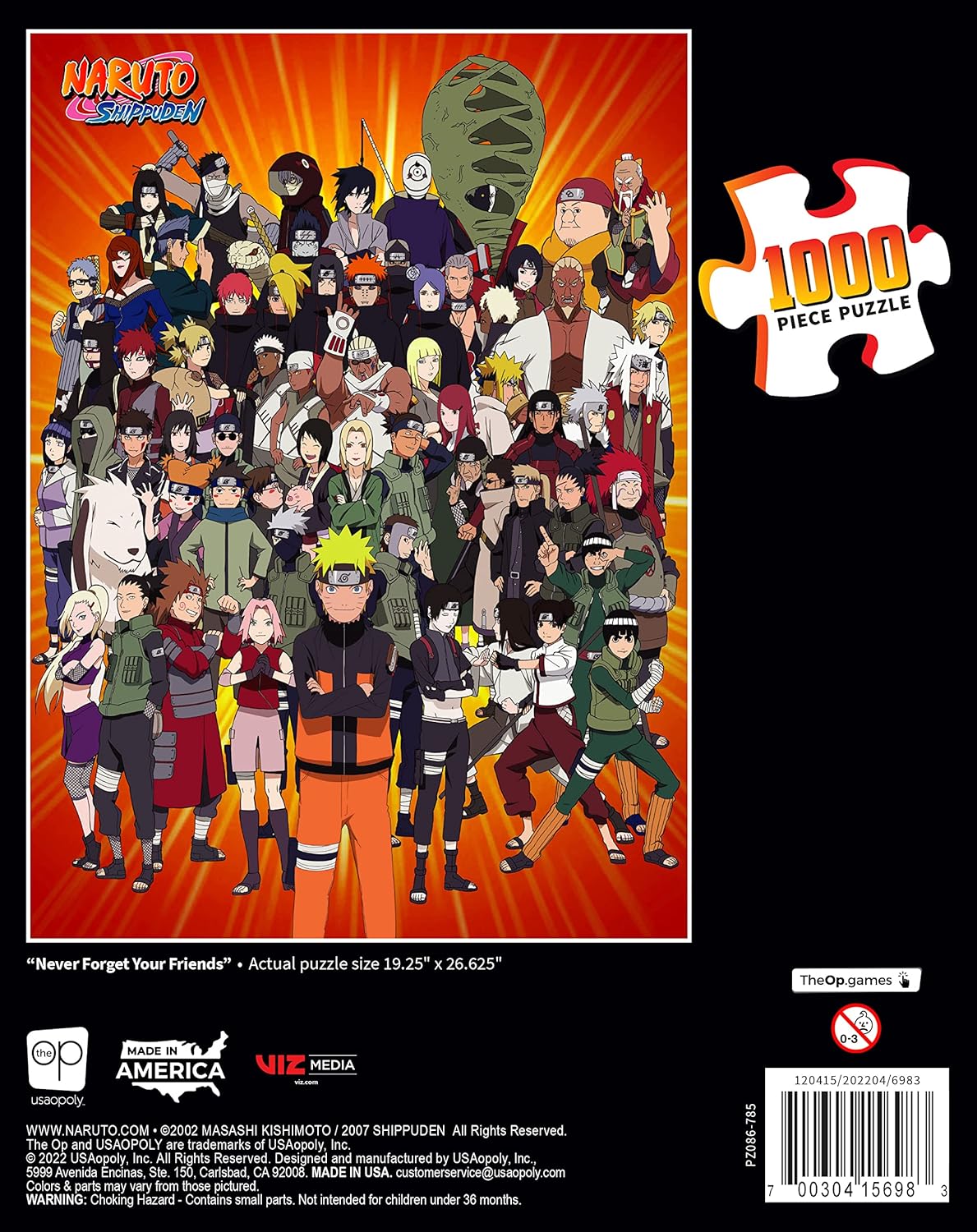 Naruto Shippuden : N'oubliez jamais vos amis (1000 pièces)