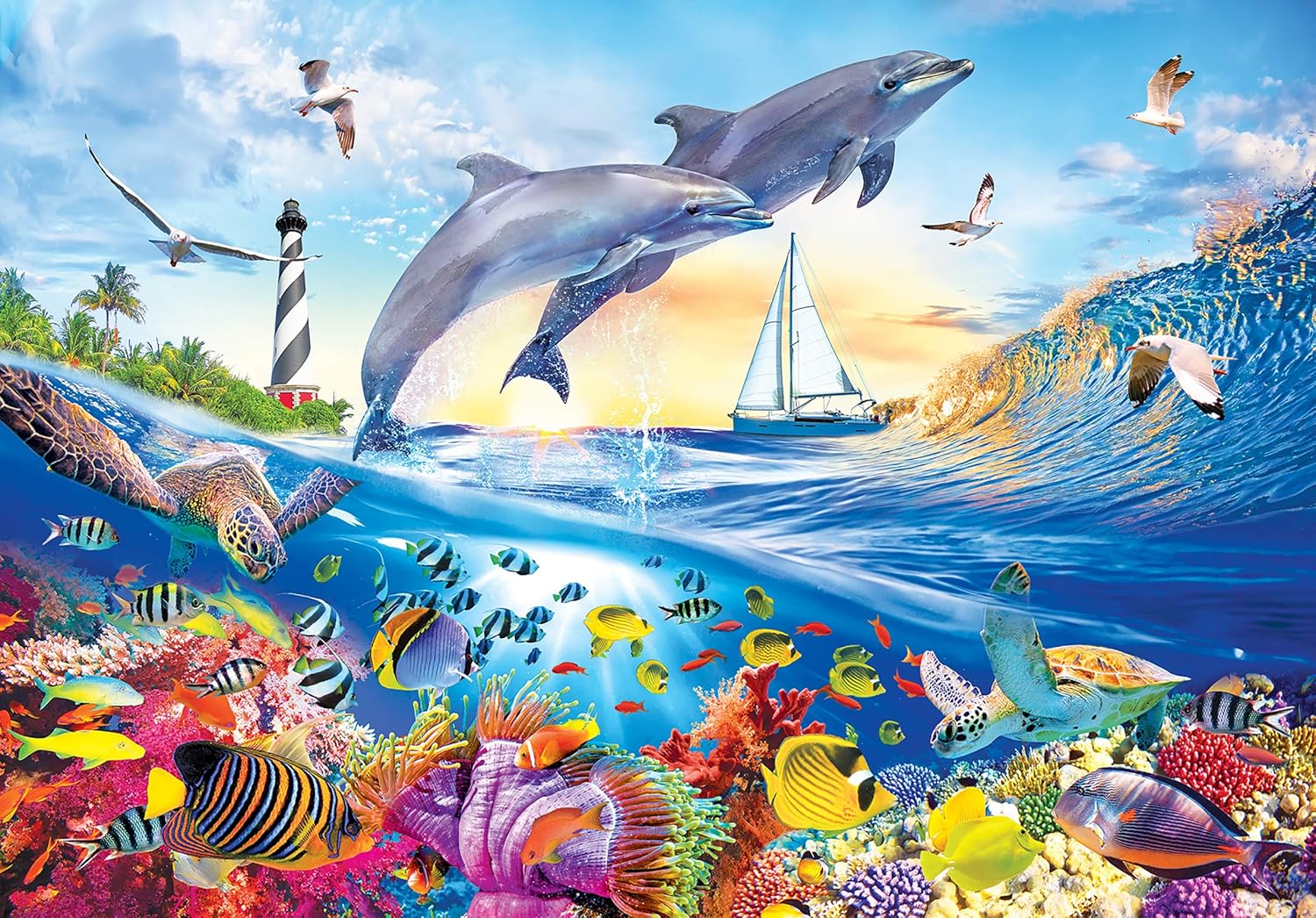 Kodak - Playful Summer Dolphins (1500pcs)