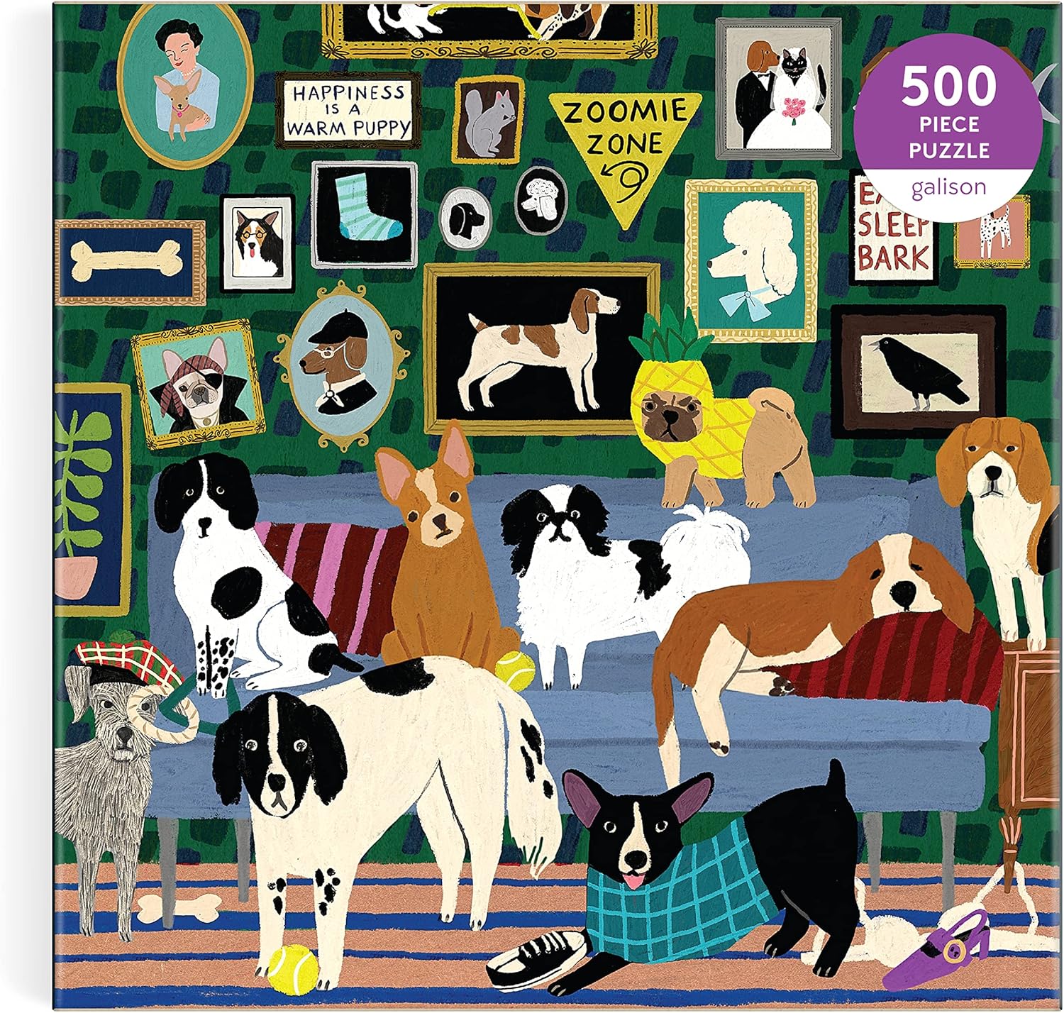 Lounge Dogs, Anne Bentley (500pcs)