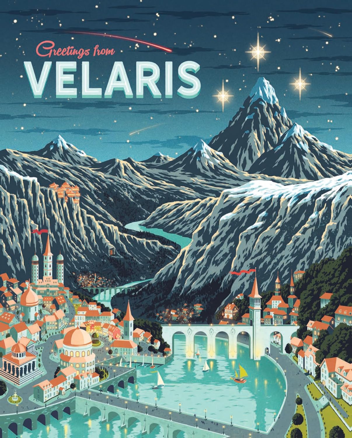 A Court of Thorns and Roses™  - Greetings from Velaris™  (1000pcs)