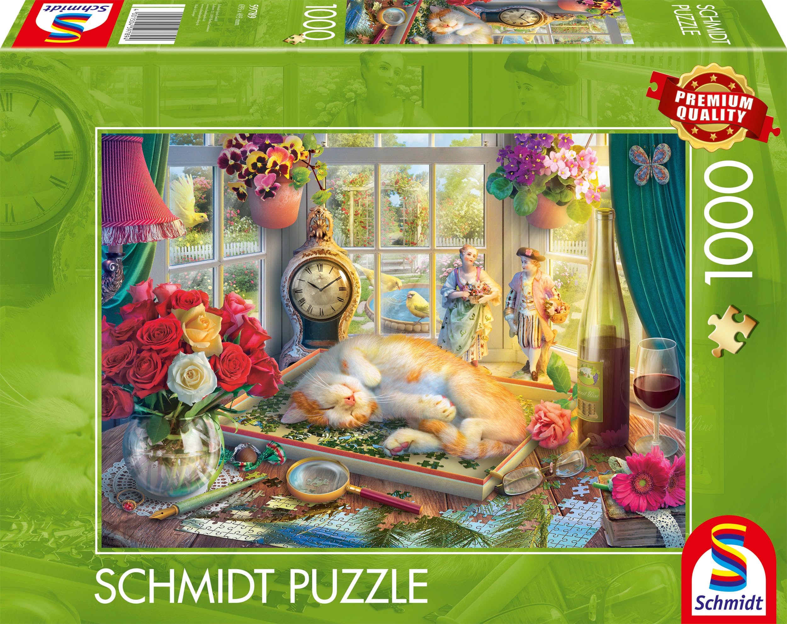 Puzzle Time avec le chat, Eduard (1000 pièces)