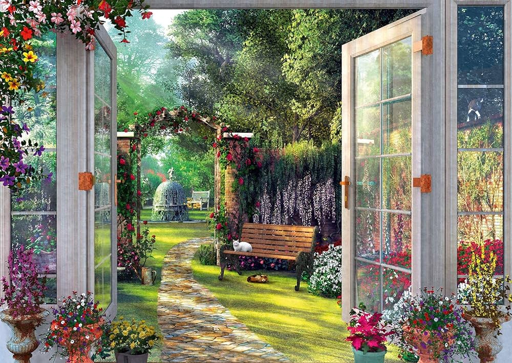 View of the Enchanted Garden, Dominic Davison (1000pcs)