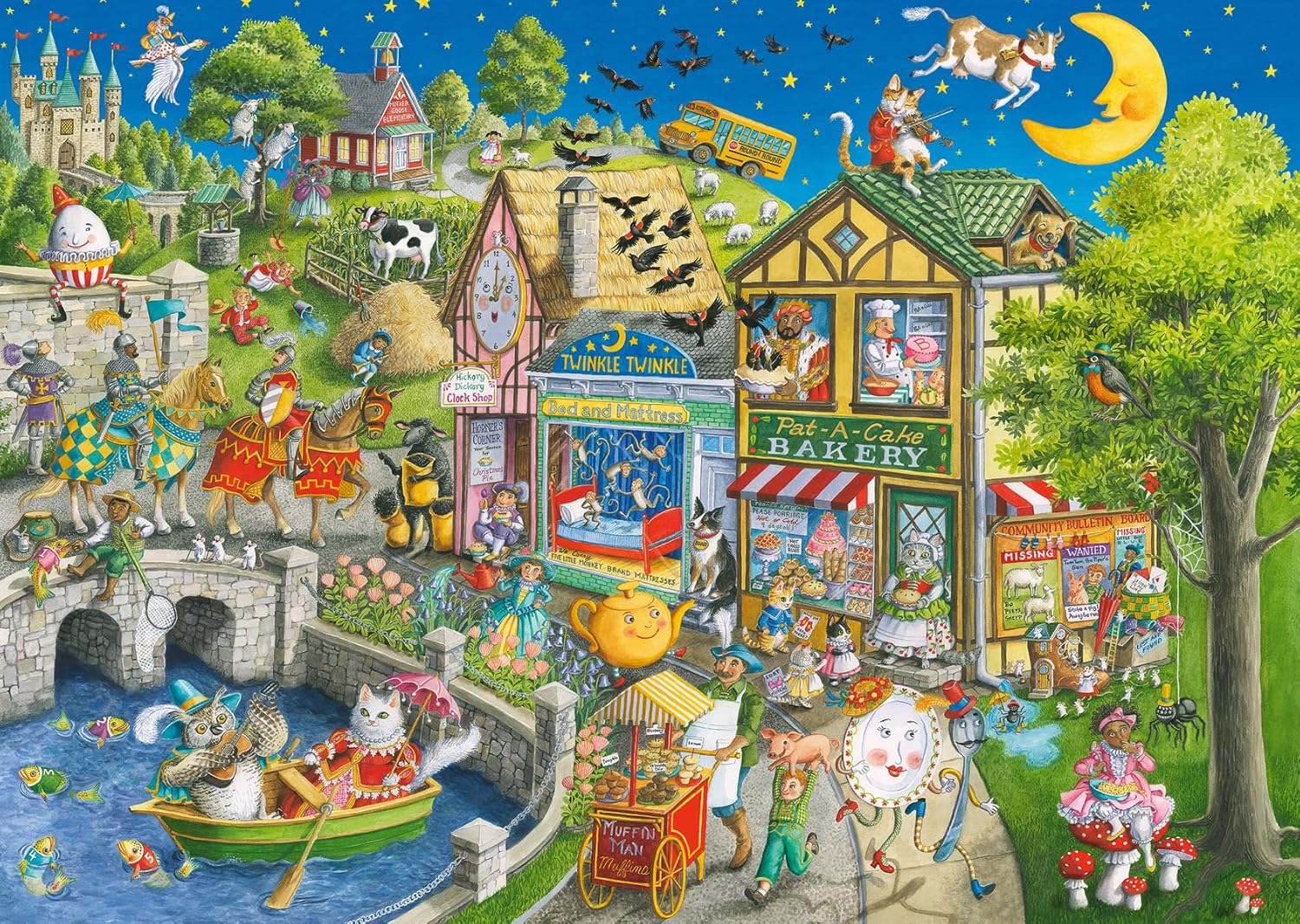 Ravensburger Mother Gooseville (1000pcs)