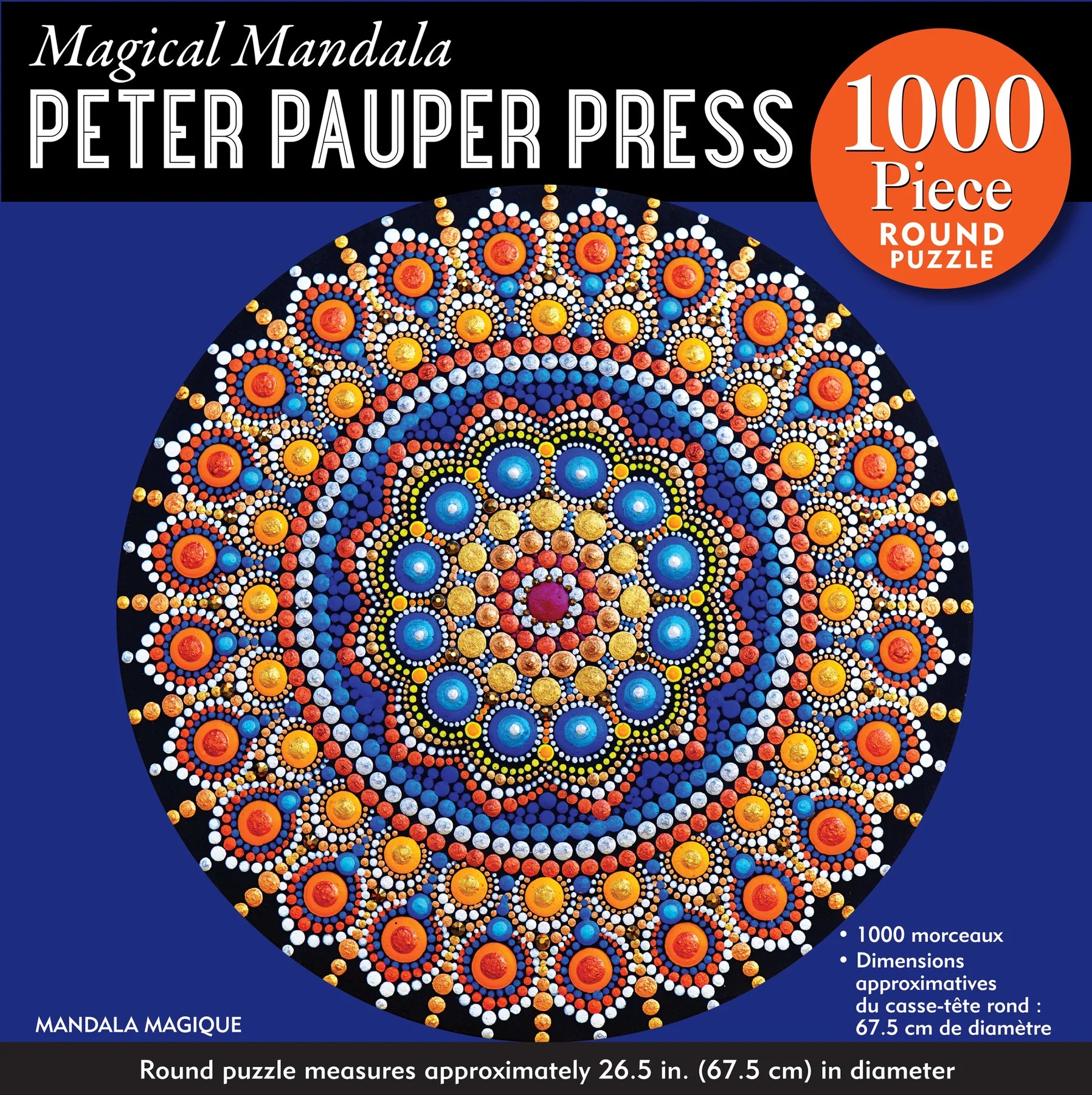 PFG Magical Mandala (ROUND) (1000pcs) (Usage/Used - PUZZLES FOR GOOD)
