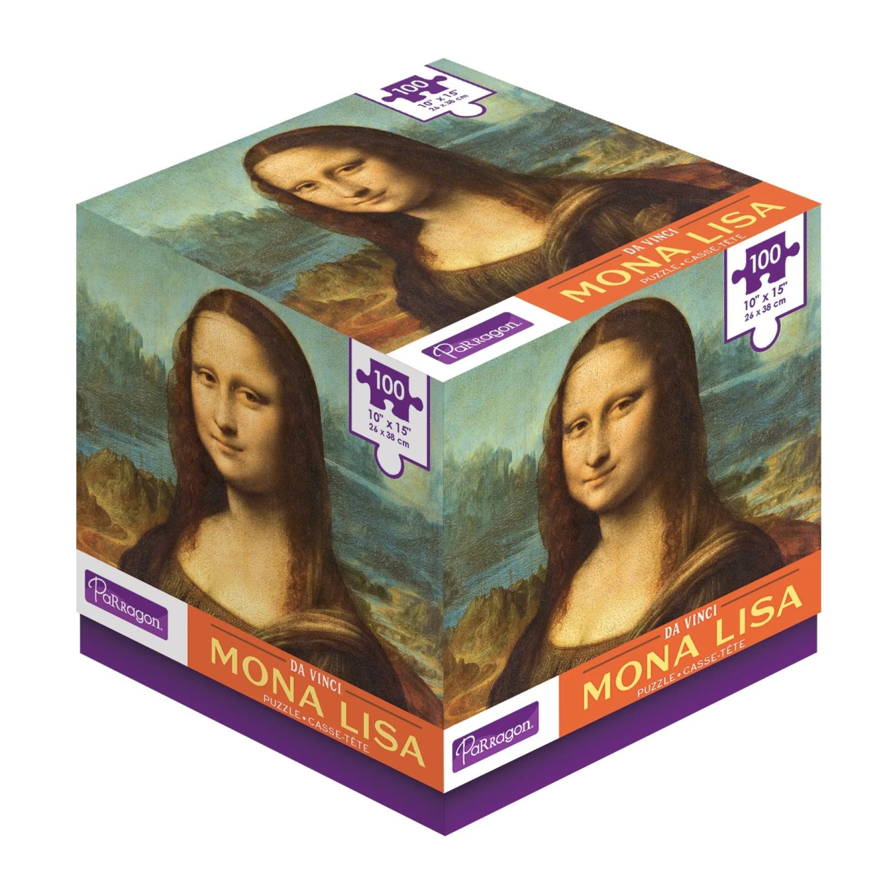 Cube - Mona Lisa, Davinci (100pcs)
