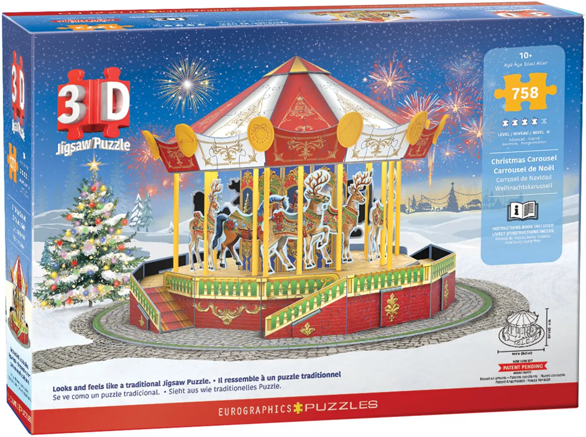 3D Christmas Carousel