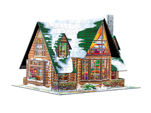 3D Log Cabin