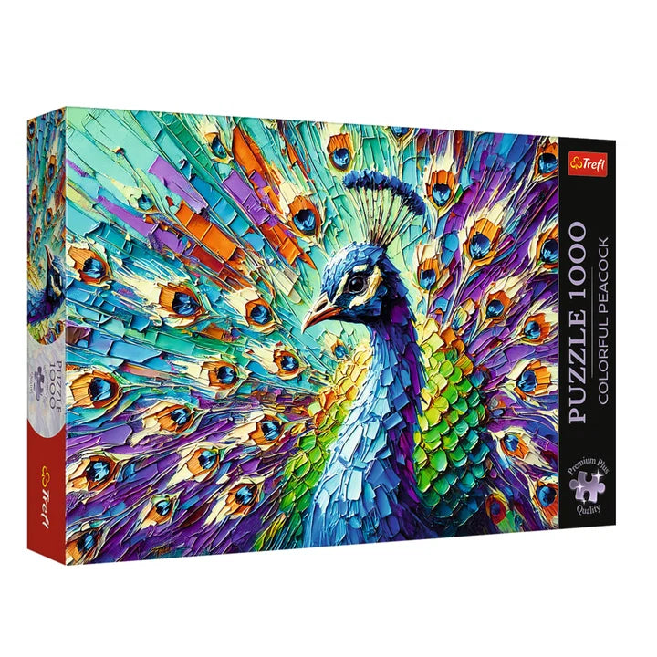 DMG Colourful Peacock (1000pcs) (DAMAGED BOX)