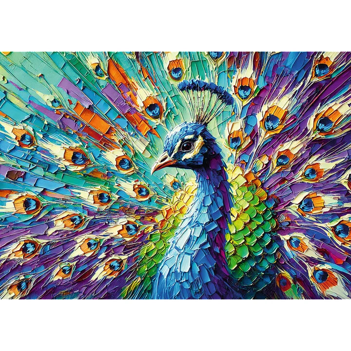 DMG Colourful Peacock (1000pcs) (DAMAGED BOX)