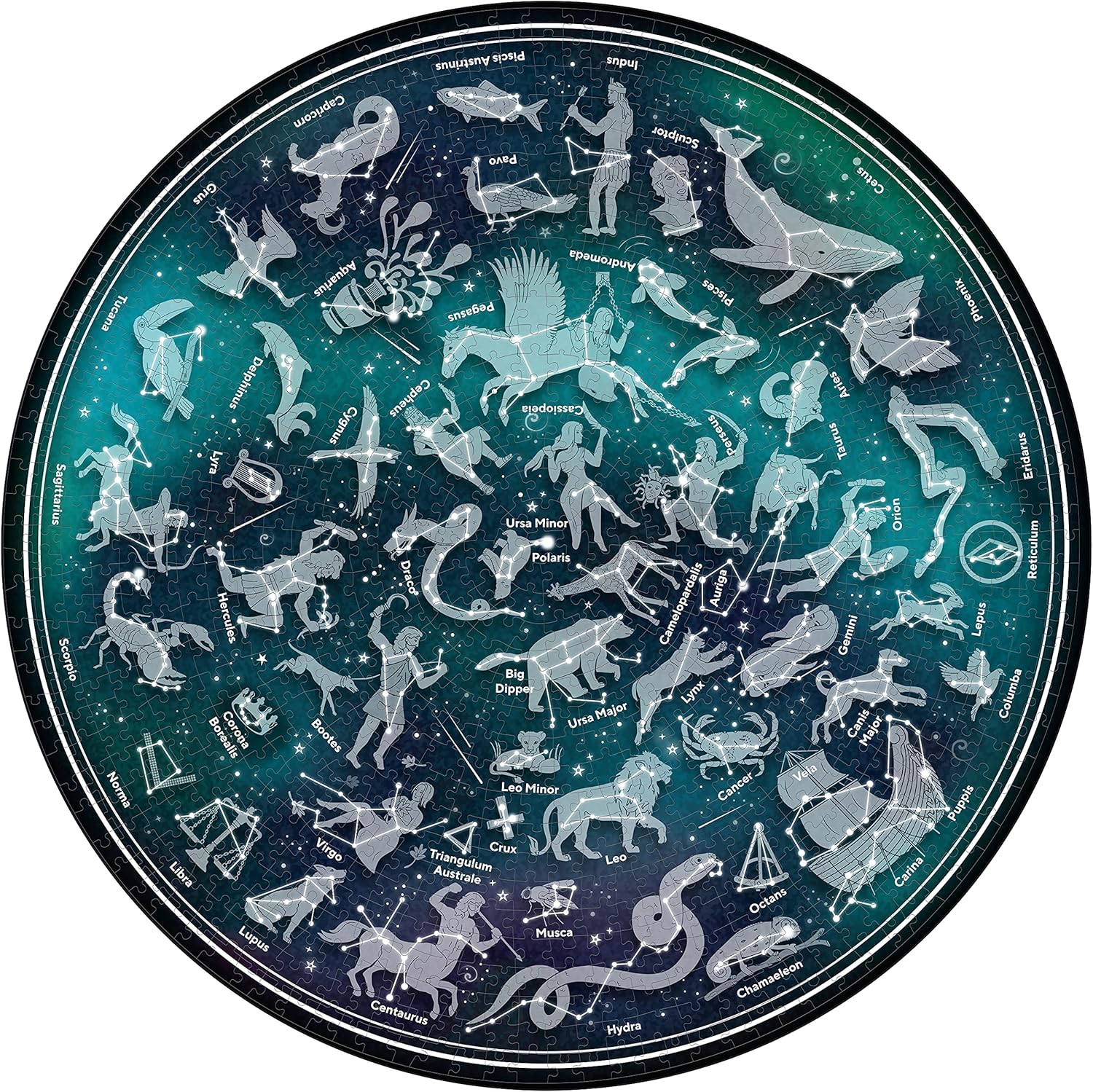 Carte des étoiles (1000pcs)