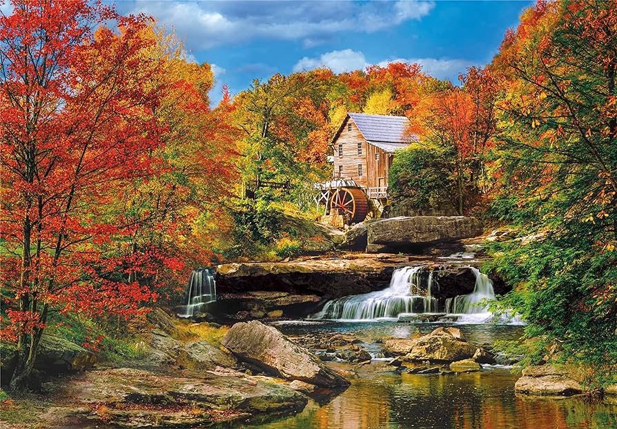 Glade Creek Grist Mill  (2000 Pieces)