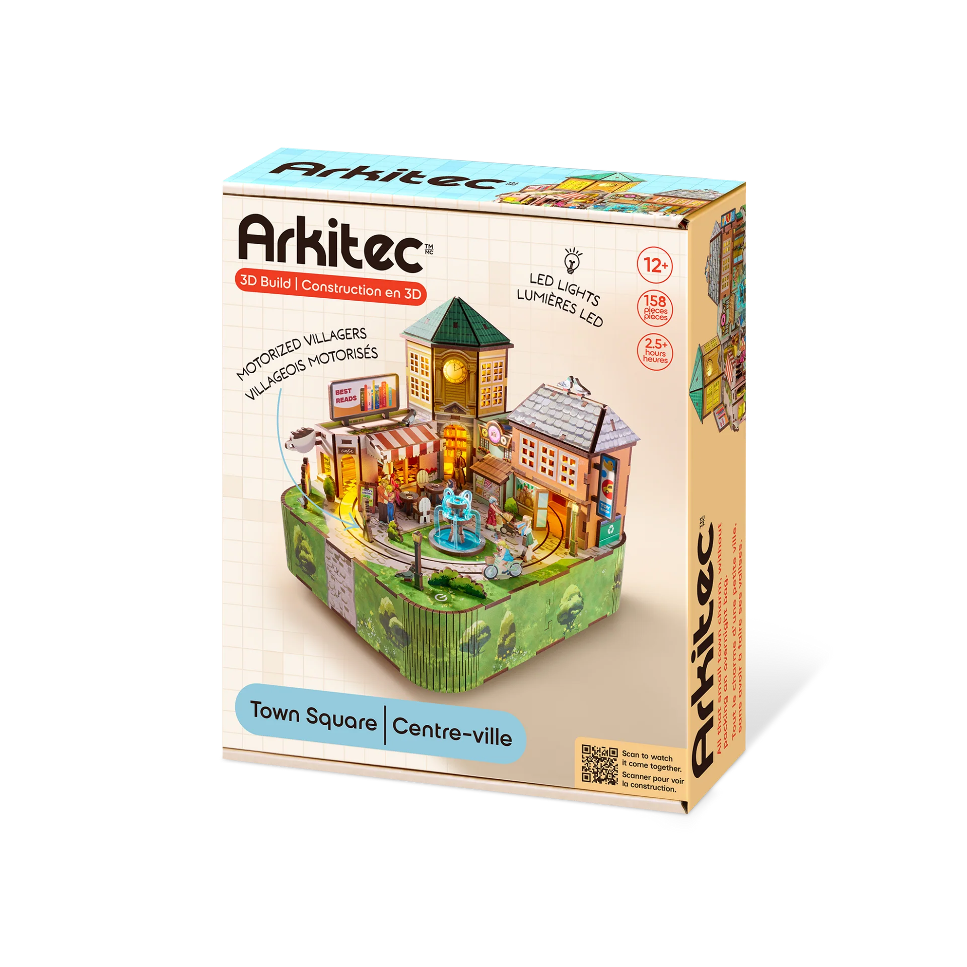 3D MiniScapes™ - Town Square (WOOD)
