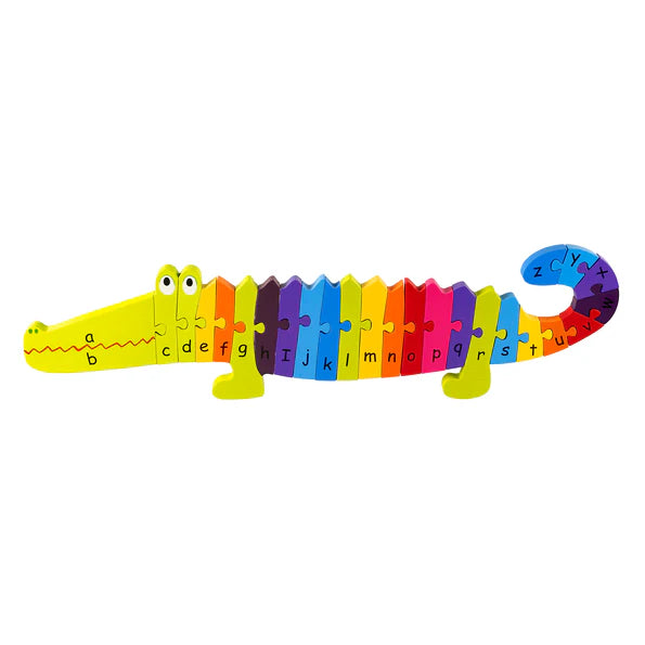 Puzzle de l'alphabet crocodile 
