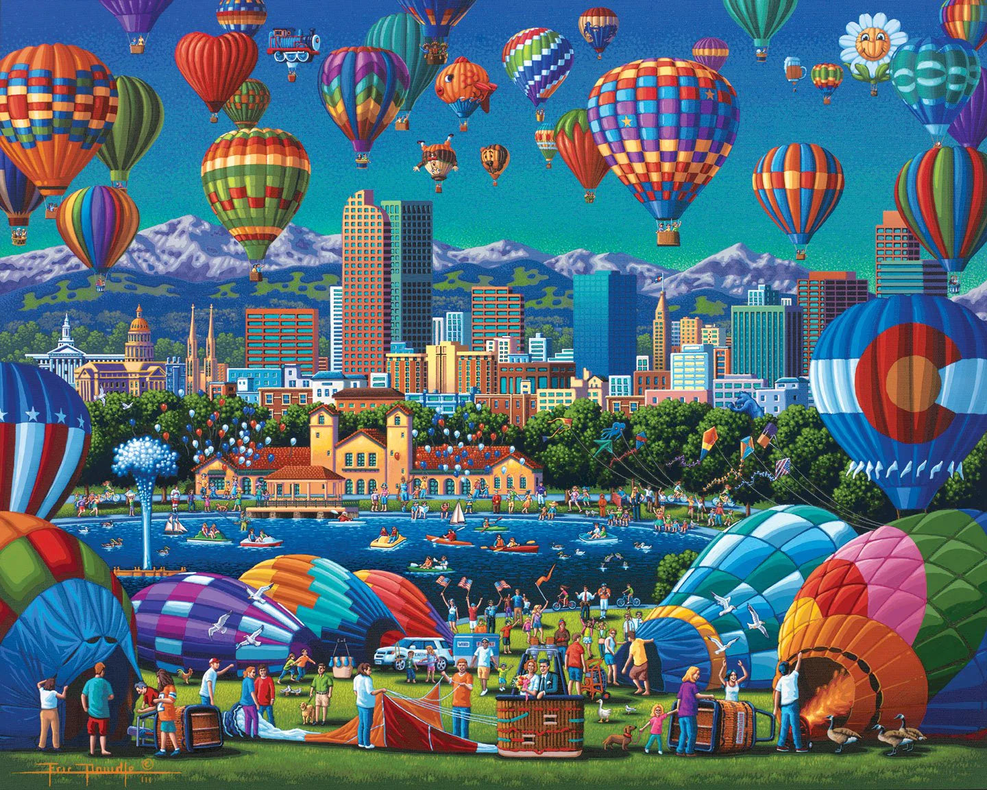 Au-dessus de Denver (500pcs)