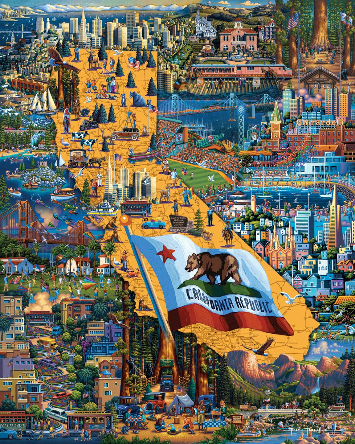 Best of Nothern California (500pcs)