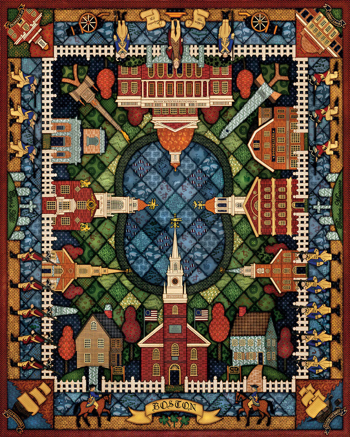 Boston Quilt (500pcs)