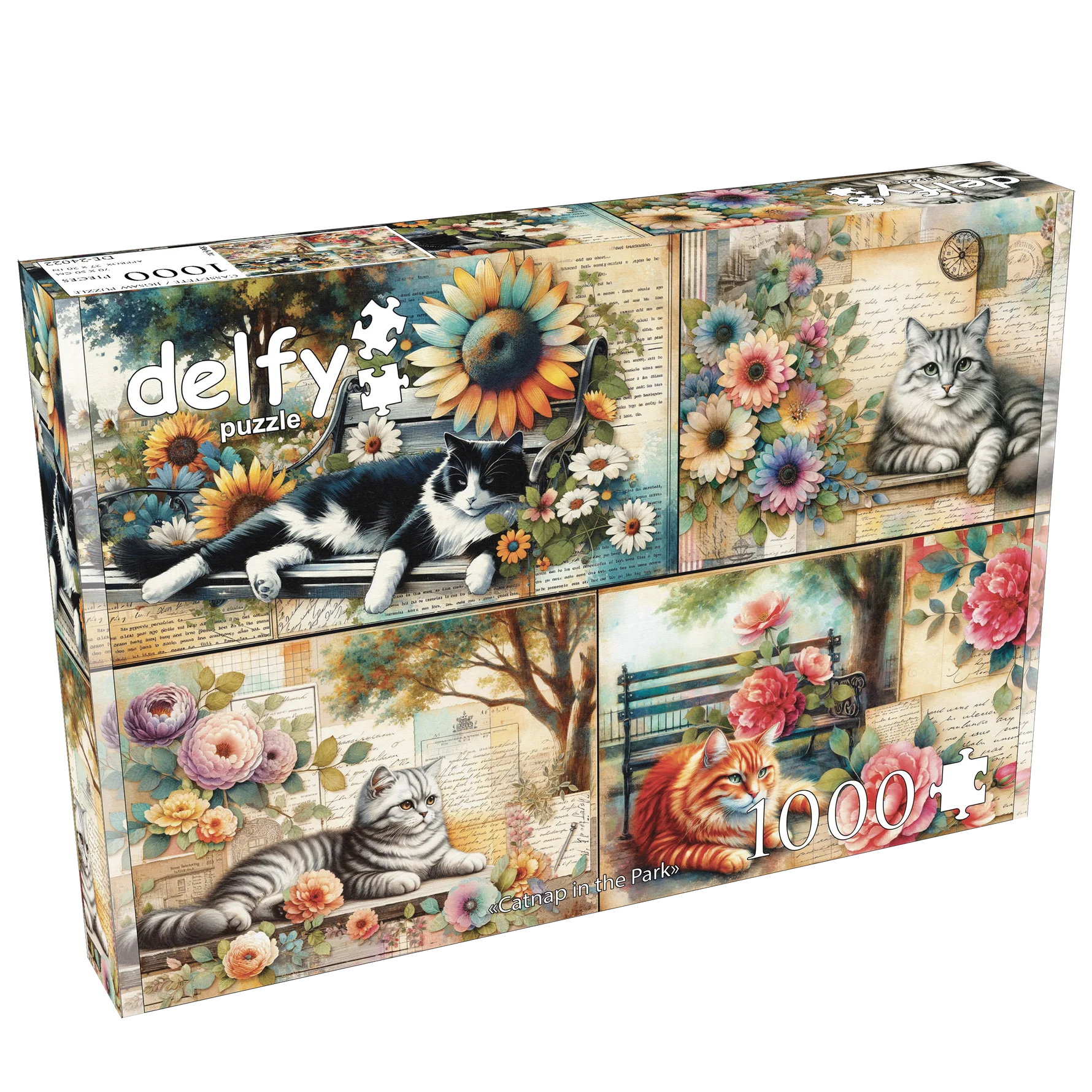 Catnap dans le parc (1000pcs)