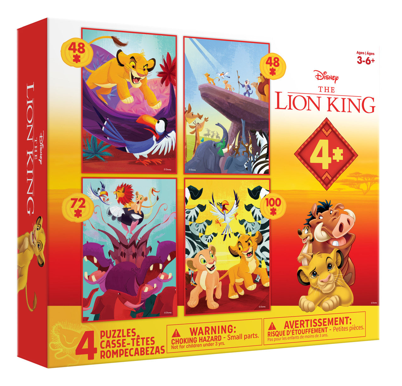 Disney Lion King 4-en-1 Multipack