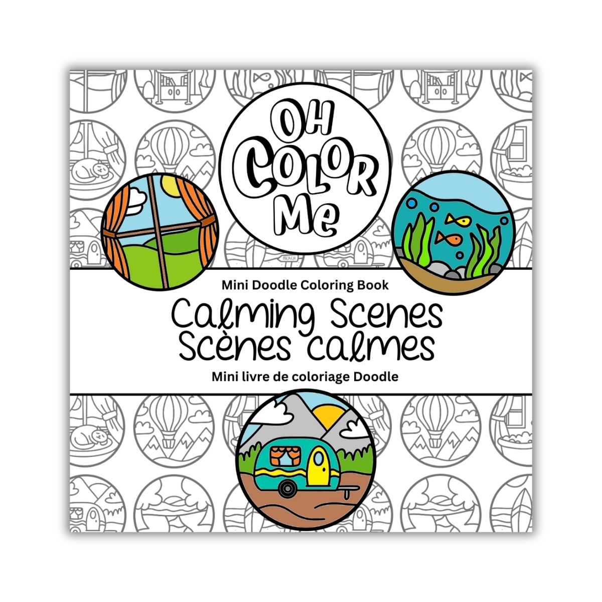Calming Scenes - Mini Coloring Book