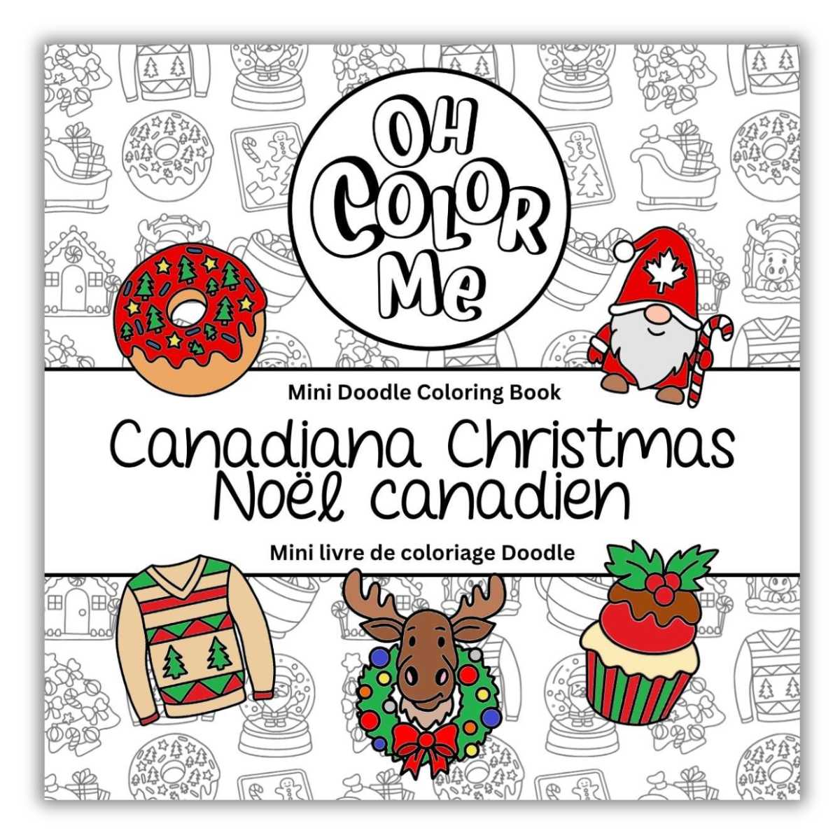 Canadiana Christmas - Mini Coloring Book